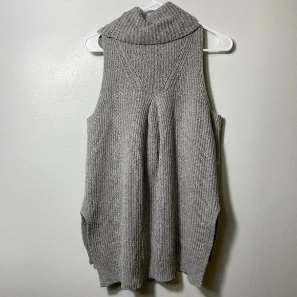 Anthropologie Angel of the North Cowl Neck Sleeveless Sweater - Picture 3 of 9